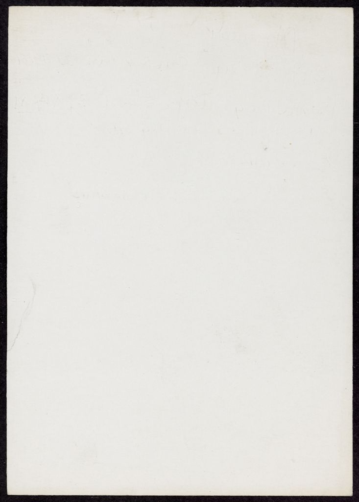Henri Michaux Blank card (large view)