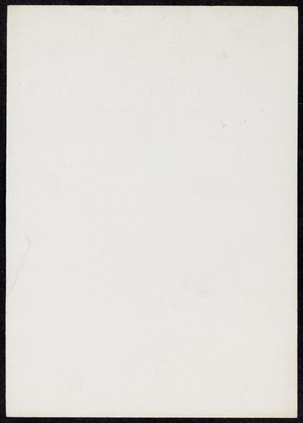 Henri Michaux Blank card