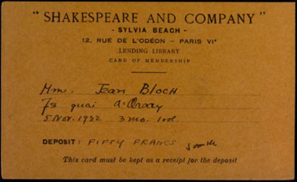 Marguerite Bloch Blank card