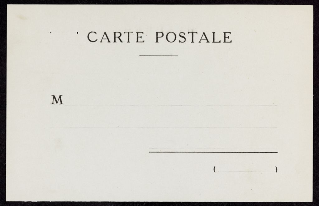 Henriette de Margerie Blank card (large view)