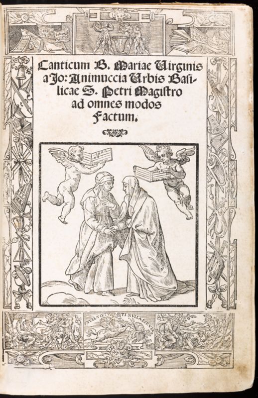 Canticum B. Mariae Virginis / a Io. Animuccia Urbis Basilicae S. Petri Magistro ad omnes modos factum