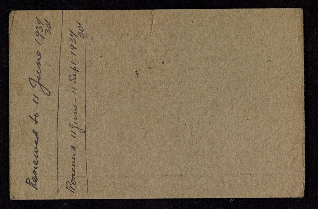 Gilbert Vieillard Blank card (large view)