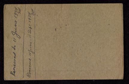 Gilbert Vieillard Blank card