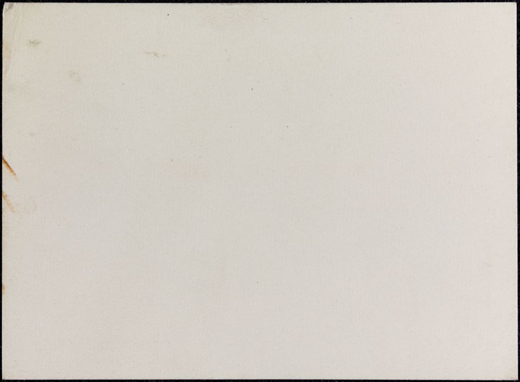 R. F. Collins Blank card (large view)